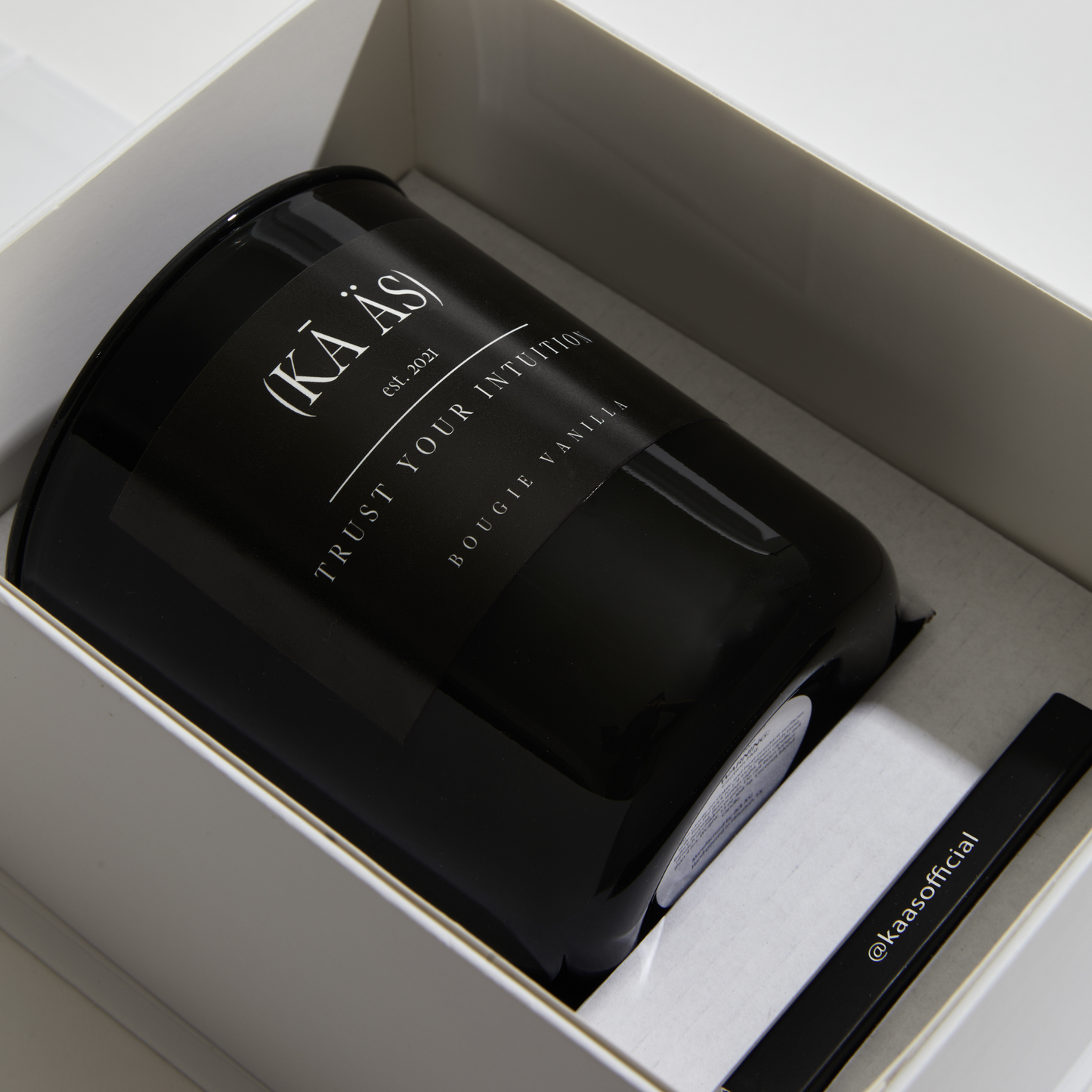 trust your intuition in an aura vessel. bougie vanilla